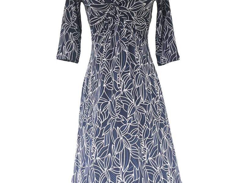 Vestido casual largo gris 