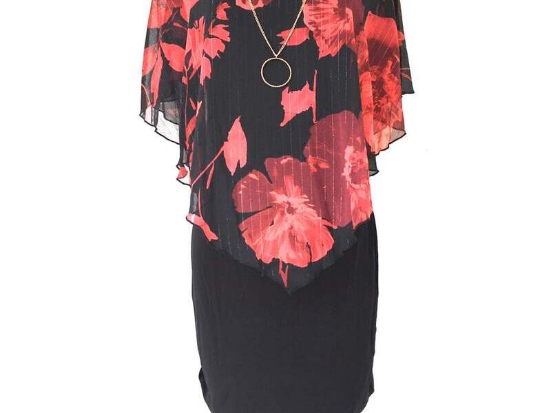 Vestido compuesto floral 