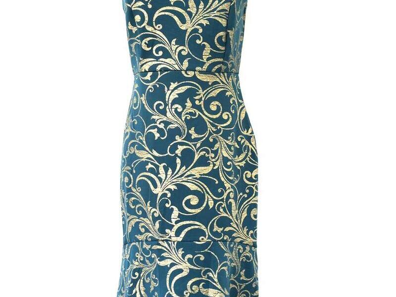 Vestido Corto Cuello redondo 