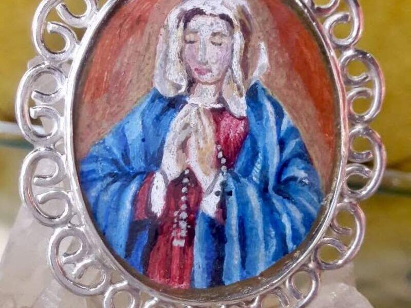 Colgante Virgen del Rosario 