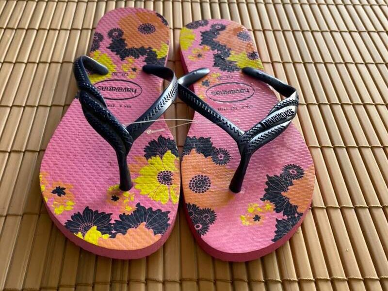Havaianas Fantasia Rosada Floral
