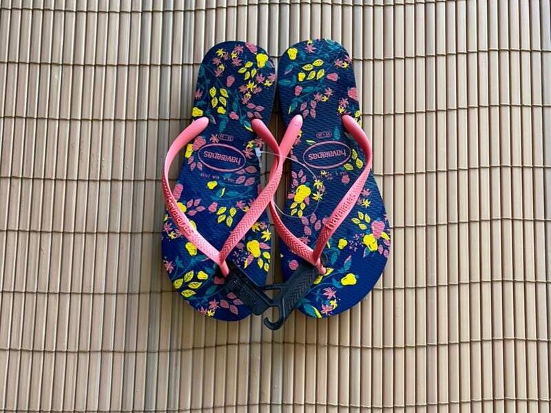 Havaianas Slim Azul Floral 