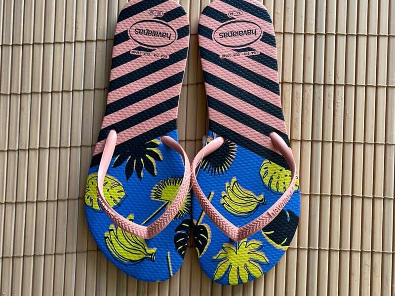 Havaianas Slim Rosado/Negro 