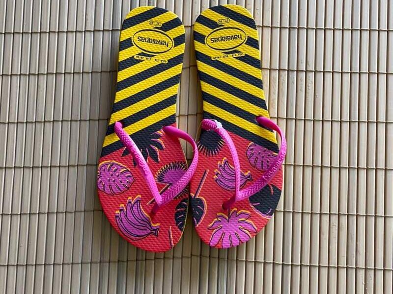 Havaianas Slim Amarillo / Rojo / Negro 