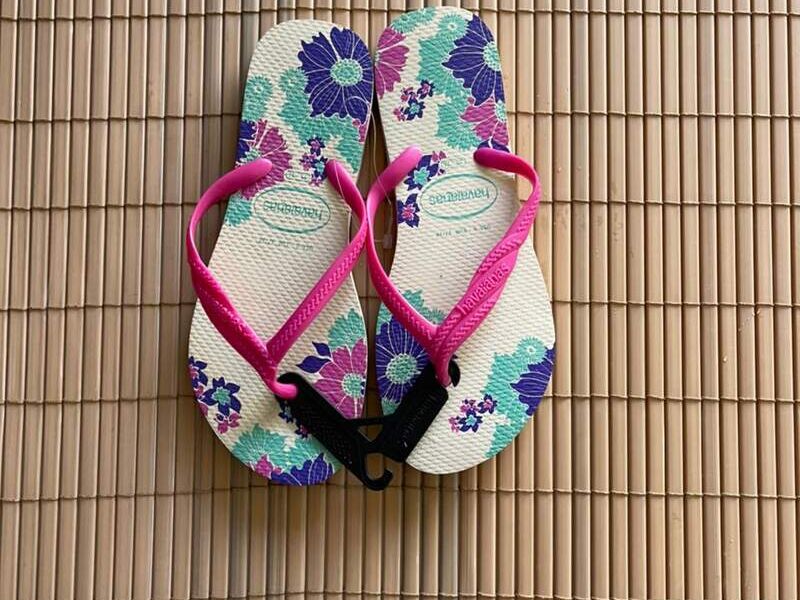 Havaianas Slim Beige Floral 
