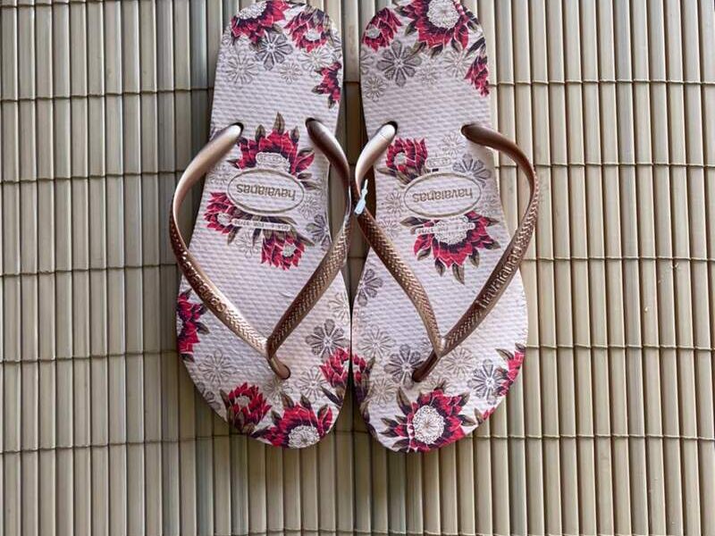Havaianas Slim Rosa / Flores 