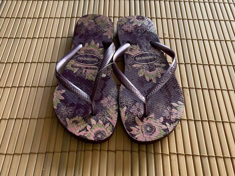 Havaianas Slim Morada/ Flores 