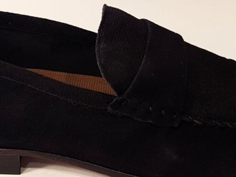 Mocasines de Gamuza en Negro