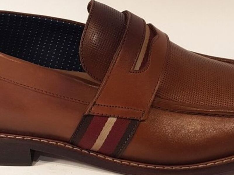 Mocasines de Cuero Café 