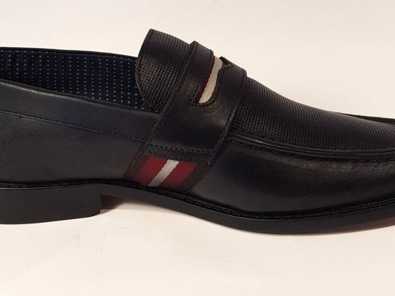 Mocasines de Cuero Negro