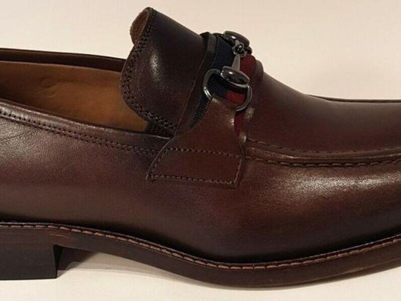 Mocasines de Cuero Café Oscuro