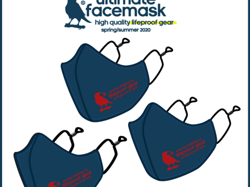 Enemy® Pack de tres mascarillas Red Label