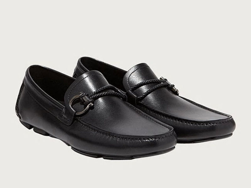 Mocasín con Gancini - Negro