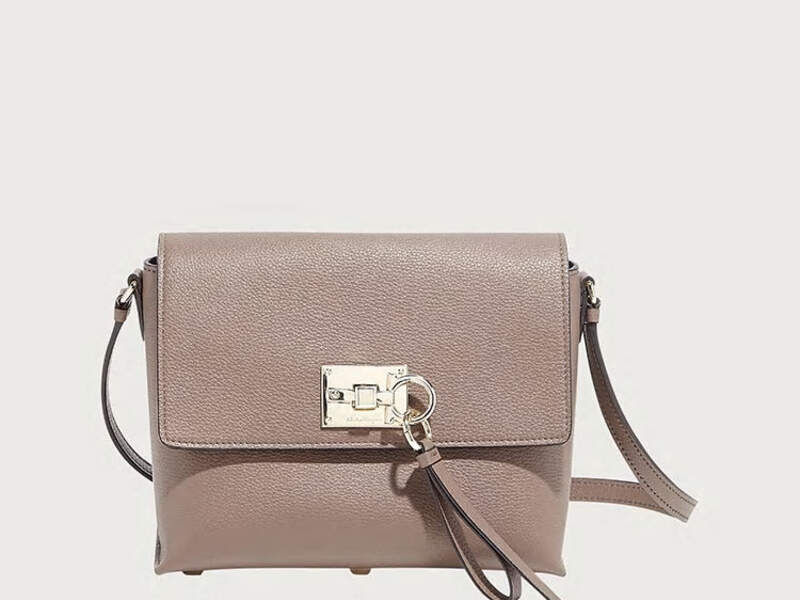 Ferragamo Flap Studio Bag - Caraway Seed