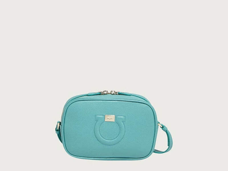 Gancini camera bag T- urquesa
