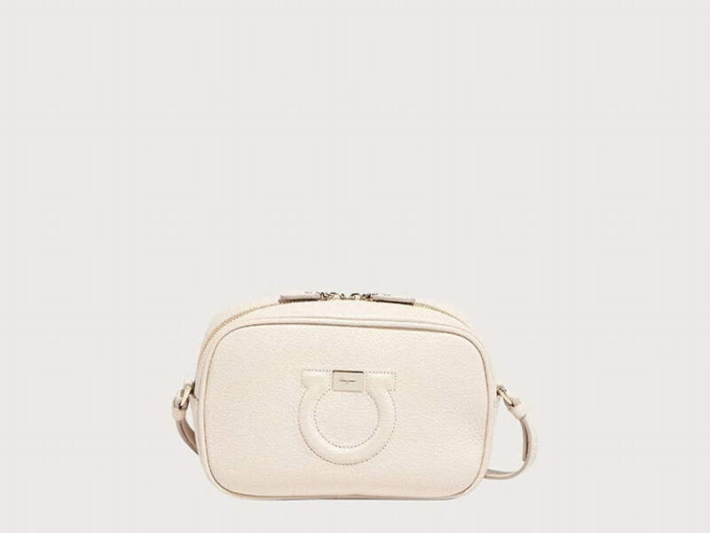 Gancini camera bag - Hueso