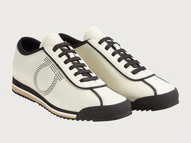 Sneakers Gancini- Blanco intenso/Negroo