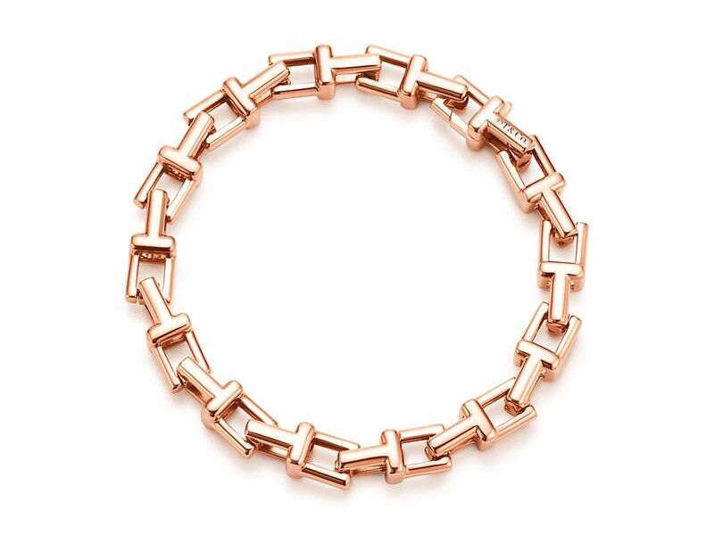 Pulsera Tiffany T Square Oro rosa 18k-medium