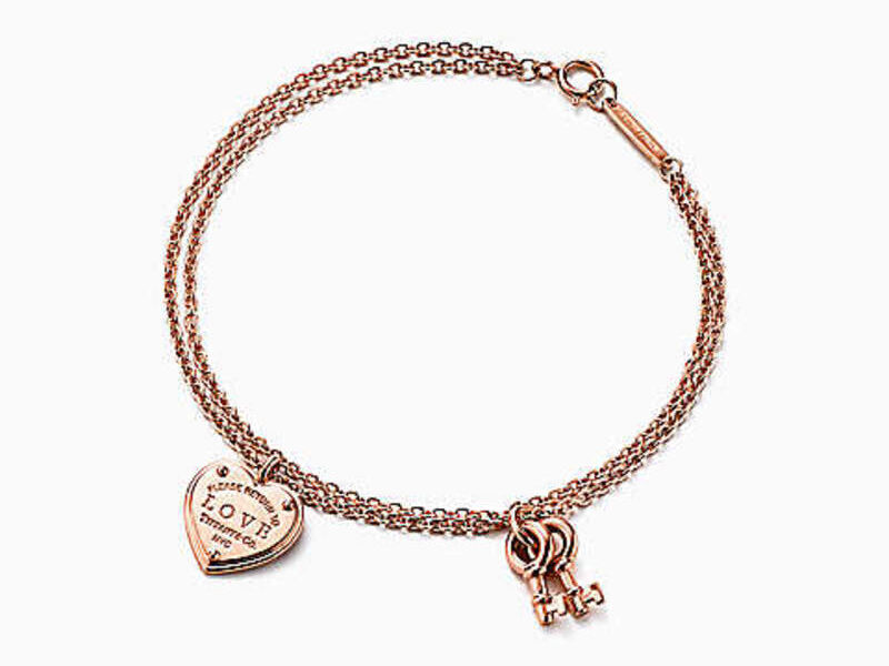 Pulsera ReturnToTiffany Heart/Key Oro18k