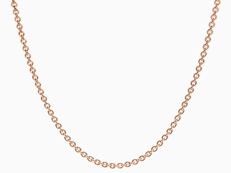 Cadena Tiffany Oro Rosa 18k-16