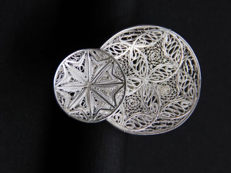 Anillo filigrana