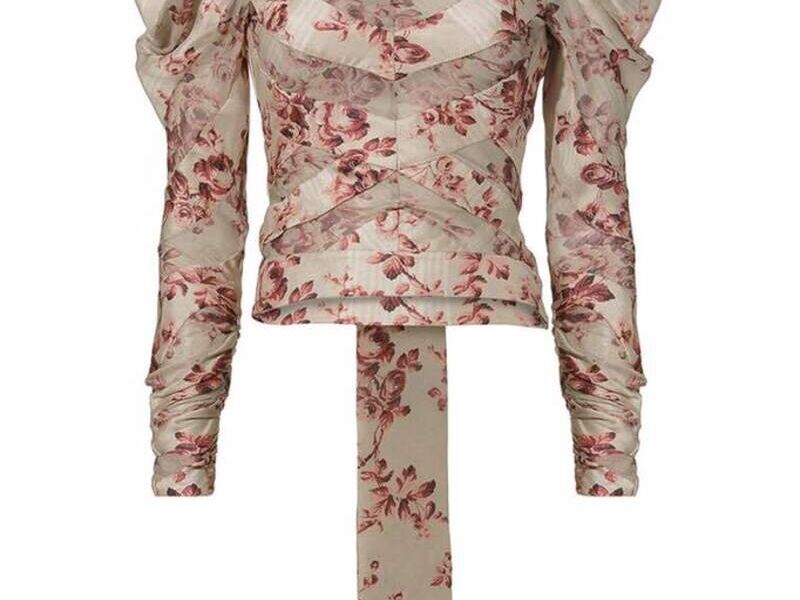 Blusa Rosa de Diseño Exclusivo con Cola