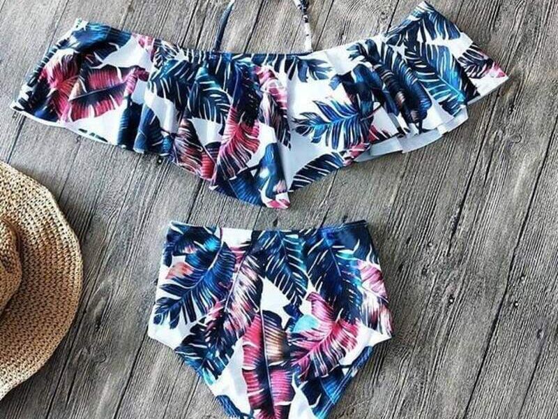 Traje de baño de dos piezas 