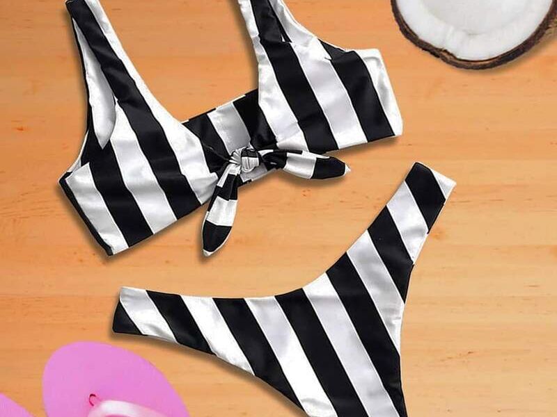 Bikini a rayas 