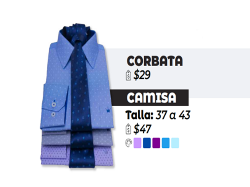 Corbata Azul Camisería Inglesa