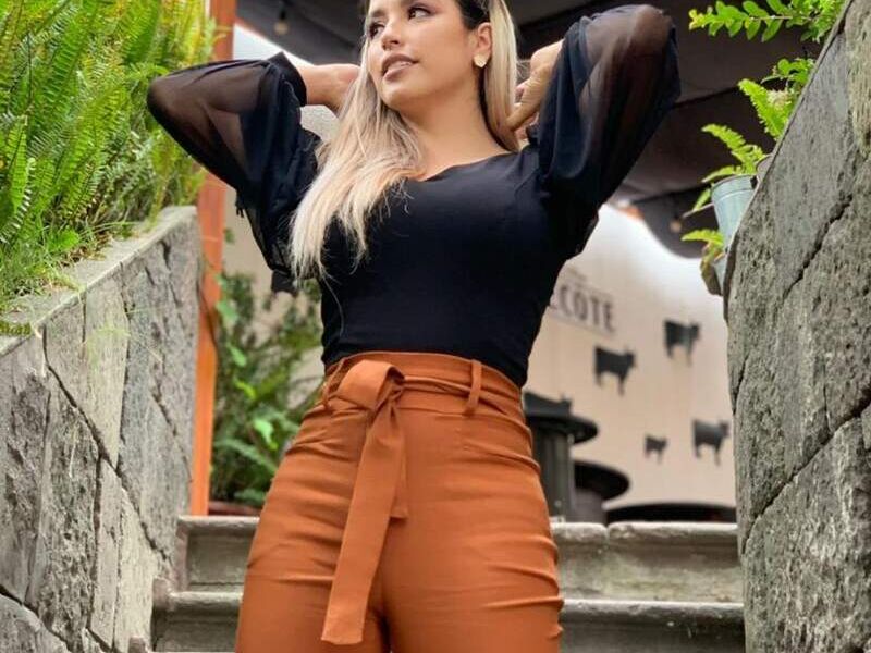Pantalón de Gabardina Ladrillo