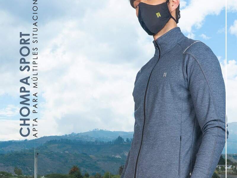 Chompa Deportiva en Gris