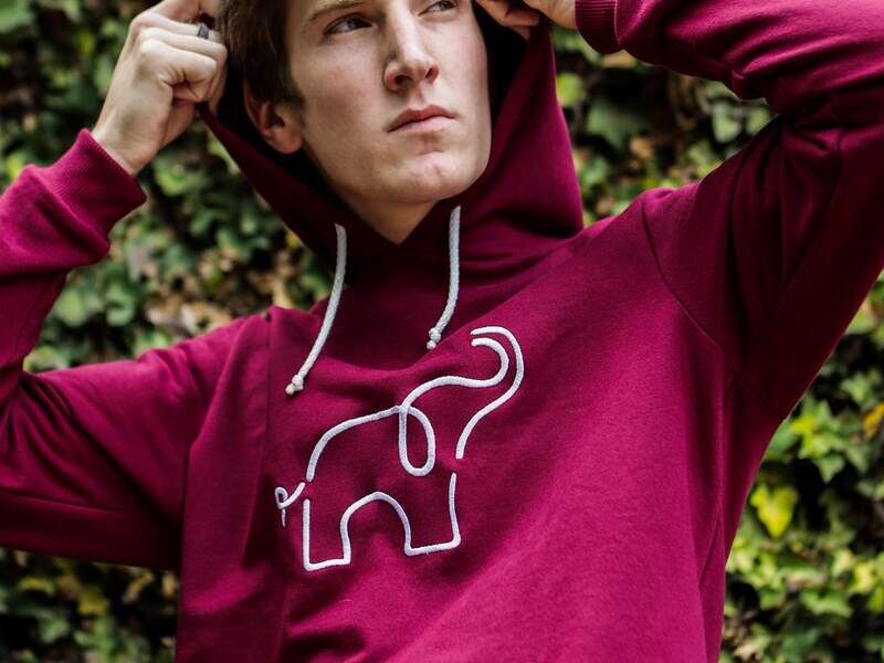 Hoodie en Vino
