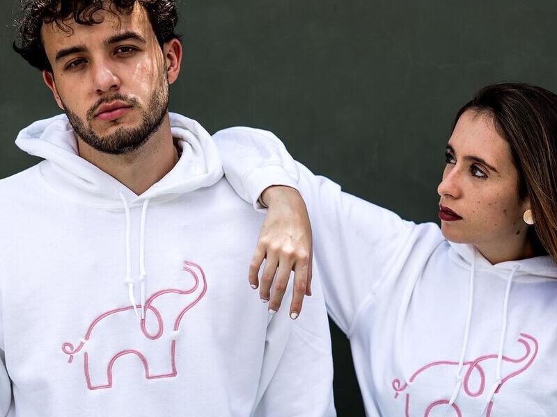 Hoodie en Blanco 