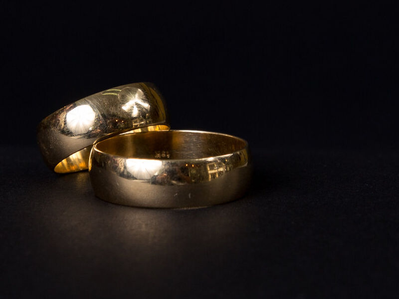 ANILLOS DE MATRIMO LISOS ORO 18 KLTS