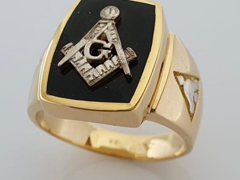 Anillo 4 Grado oro 18 klts