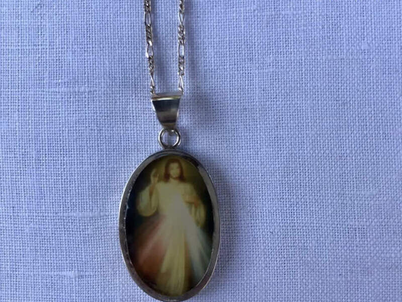 Medalla de plata Jesús Yo Confió en tí