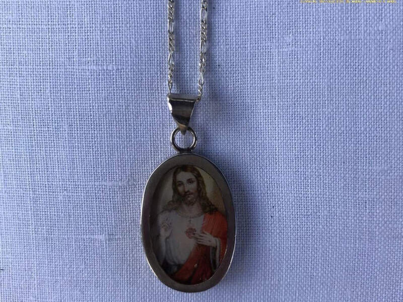 Medalla de plata Sagrado Corazón de Jesús