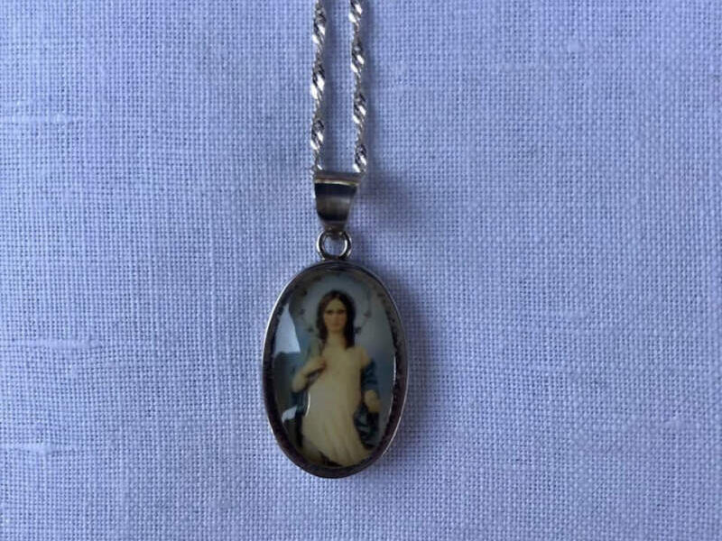 Medalla de plata Virgen 