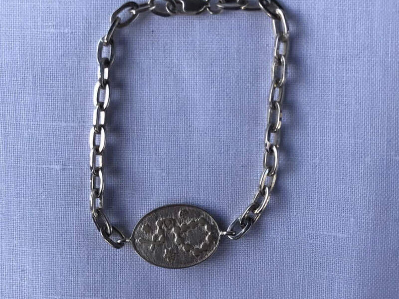 Pulsera doble faz de plata Primera Comunión