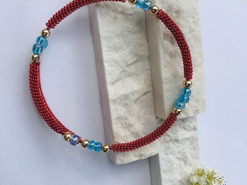 pulsera tejido bulgari tradicional